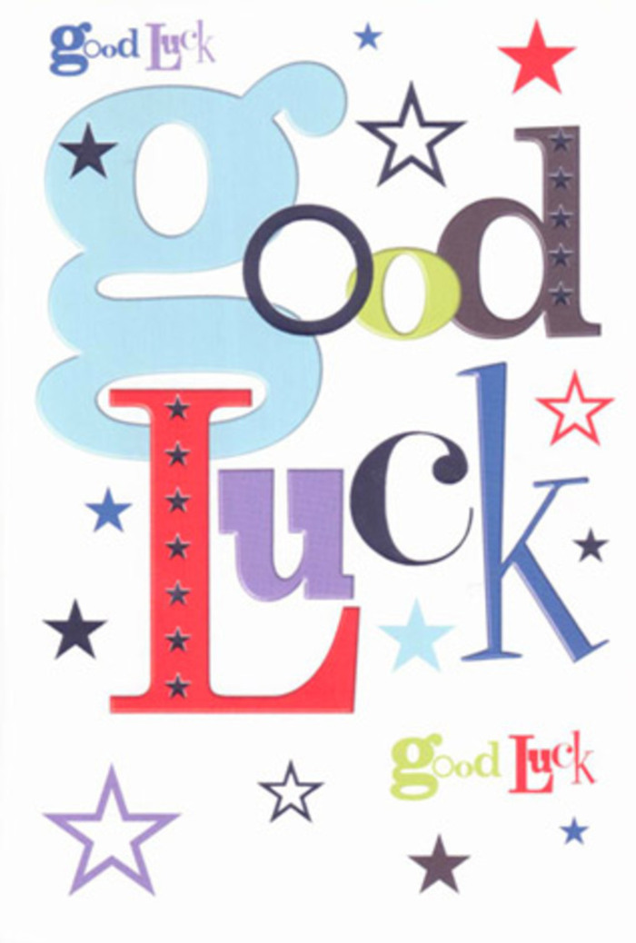 There's a remarkable energy and warmth to this good luck card, a vibrant design that feels almost celebratory-like the joyous cheer heard during local events at Friary Park. Each letter emerges with unique personality: robust and pastel blue, poised and glossy black, an exuberant twist of red, all perfectly framed by colourful stars that skip across the surface. The open white space around these playful letters allows each rich shade to stand out, creating a fresh, modern composition with unmistakable heart. The card's design feels as if it's cheering you on from the sidelines, echoing the enthusiasm and steadfast belief common among North Finchley friends and neighbours. When held, the card's crisp and smooth surface feels reassuring, cordial, and filled with intention-as if every fibre carries the hopes and applause of loved ones gathered nearby. More than just a note, it is a small, tactile talisman: brimming with friendly encouragement, genuine optimism, and the heartfelt backing of a supportive community, thoughtfully prepared for North Finchley Florist customers ready to embark on new journeys.