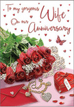 The image portrays a romantic anniversary card brought to life as a delicate still-life, with a compact grouping of red roses at its centre. Each rose is fully bloomed, petals curling softly outward in rich, velvety layers of deep crimson that suggest both passion and long-lasting affection. These flowers are nestled among fresh green foliage, the leaves smooth and glossy, offering a cool contrast that makes the reds appear even more intense, reminiscent of a freshly arranged posy collected near Woodside Park. To one side, an elegant envelope rests partly open, hinting at a heartfelt message or perhaps an invitation to reminisce over years spent together. Nearby, a small piece of jewellery-light-catching and refined-lies alongside a charming heart-shaped keepsake box, finished in a saturated red that mirrors the roses. Scattered across the surface, tiny heart motifs add a playful sprinkle of romance, while a lone butterfly image seems to hover, suggesting transformation and the gentle passage of time. The lighting is soft and natural, bathing everything in a subtle glow that evokes late-morning light in a quiet North Finchley home, making the arrangement feel intimate and personal. The overall effect is one of carefully curated sentiment, as though an experienced florist had styled not just flowers but memories and promises into a single frame, creating an anniversary scene that speaks of shared history and tenderness without using a single word.